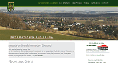 Desktop Screenshot of gruena-online.de